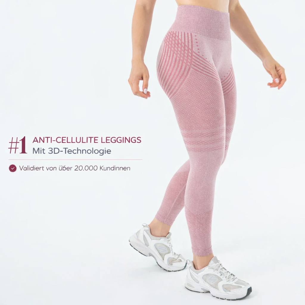 3D-Leggings | Beige