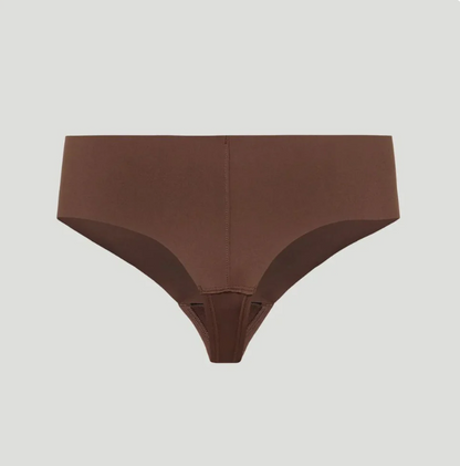 Nahtlose High-Waist-Tangas Braun (3er-Set)